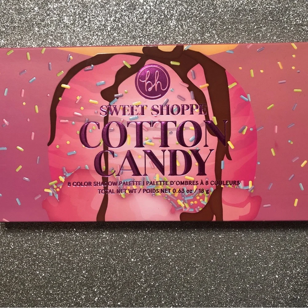 BNIB! LE! HTF! BH Cosmetics Sweet Shoppe Cotton Candy 8 Color Eyeshadow Palette